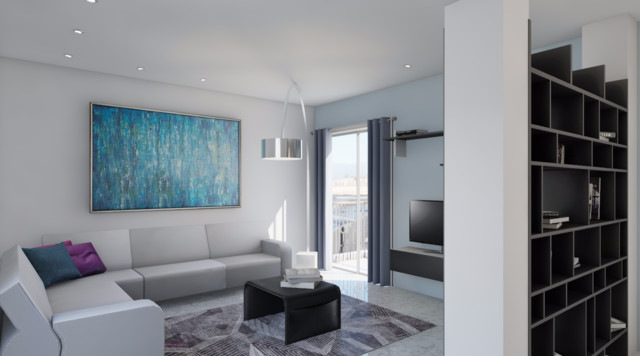 Living Concept modern-vardagsrum