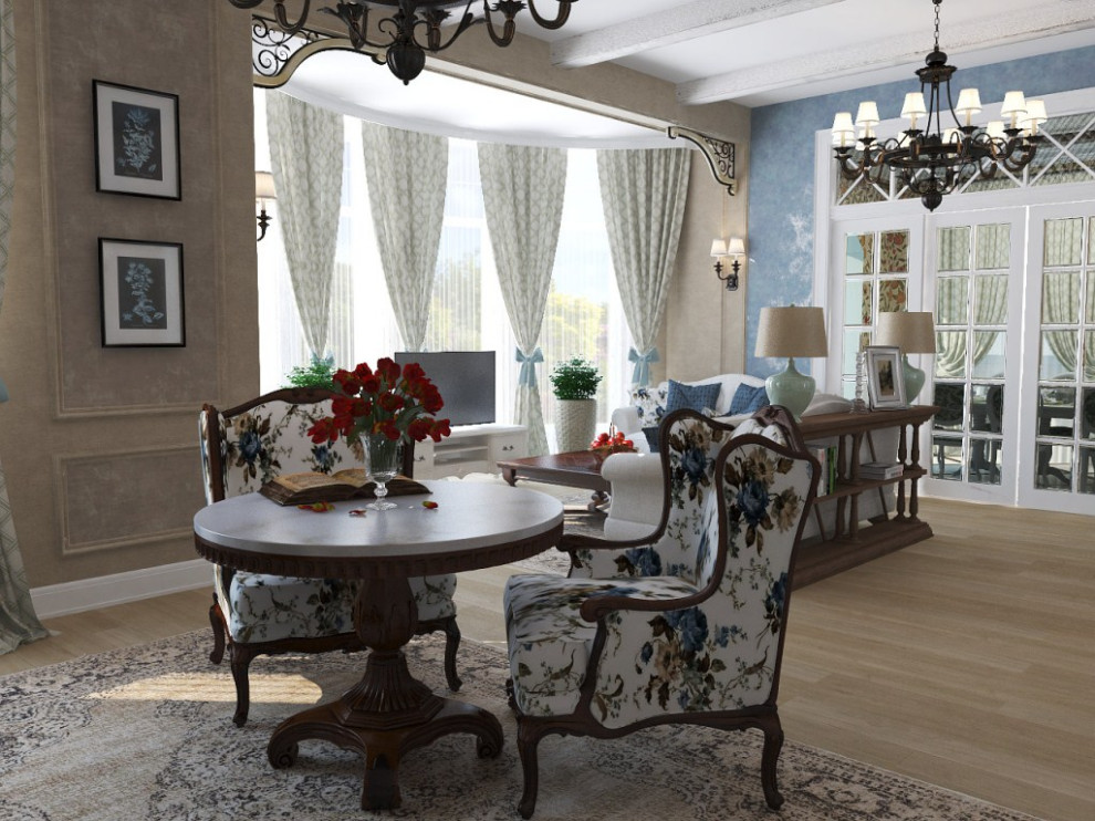 Дом в стиле прованс, пос. Малиновка