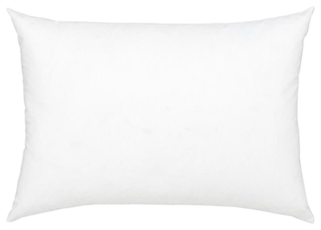 Stuffer Throw Pillow Insert Sham Form Polyester Rectangular White 12"x17"