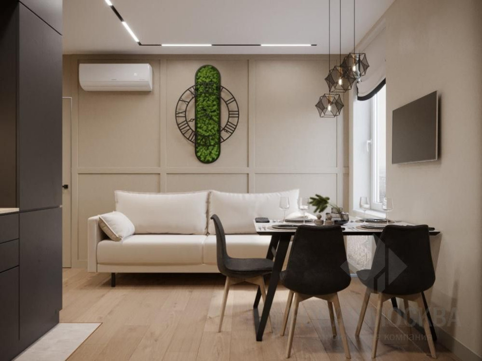 Дизайн-проект 2-комнатной квартиры 55 кв.м. в ЖК «Новая звезда»