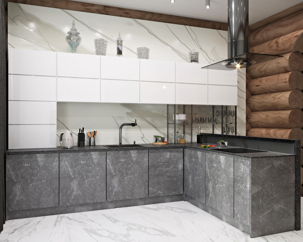 Дизайн-проект загородного дома из дикого бруса