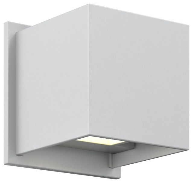 DALS Lighting LEDWALL002D-BK 4 Round Directional Indoor//Outdoor LED Wall Sconce Black