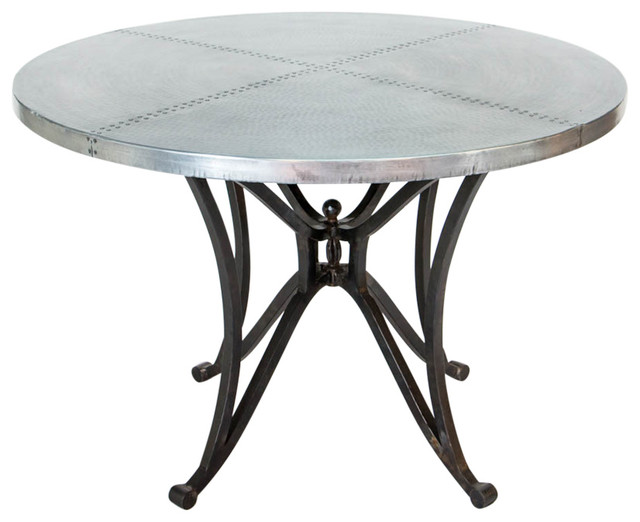 Canyon Dining Table Tables, Zinc Dining Table Round