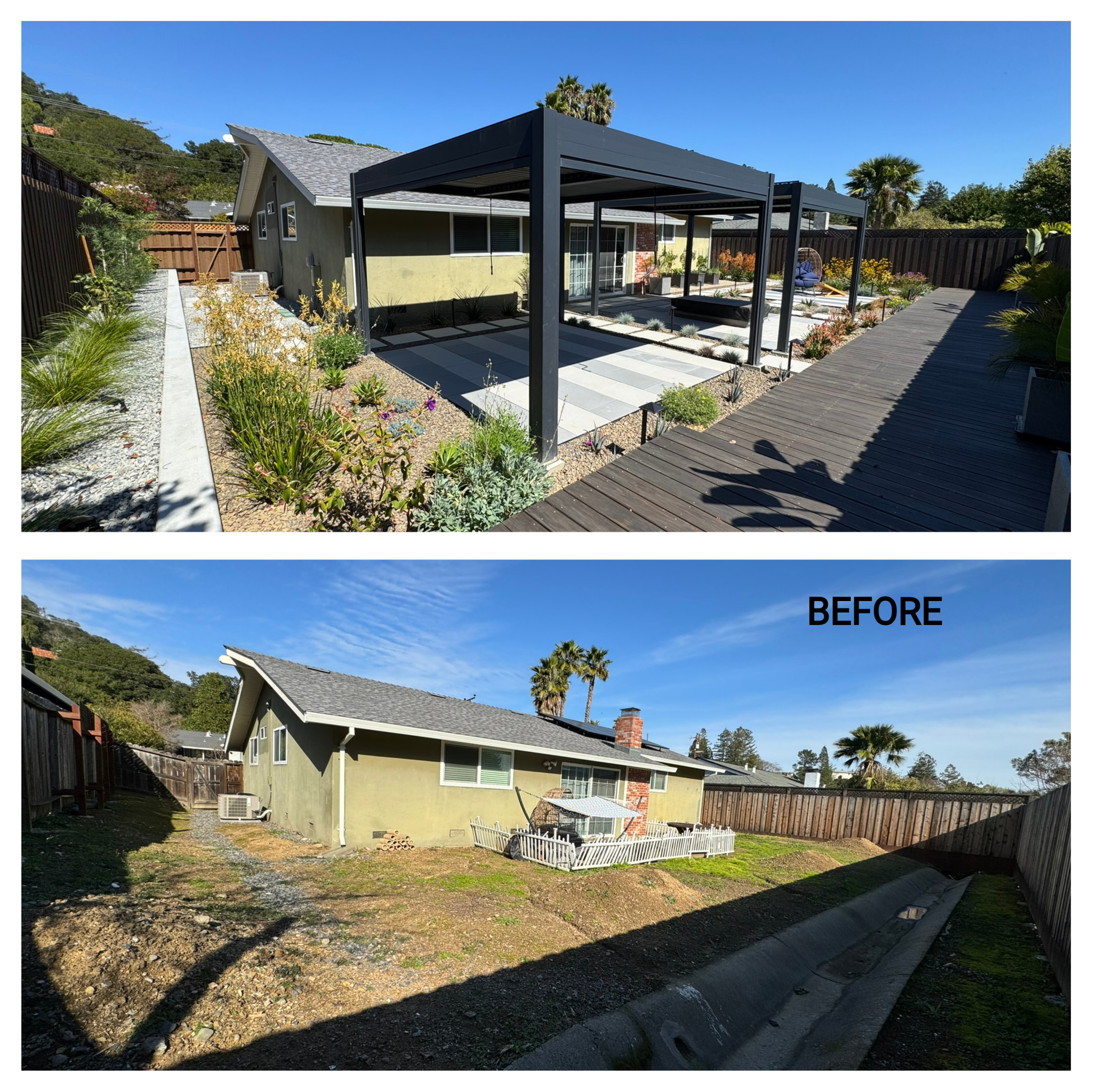 Recently Installed - Contemporary Backyard Remodel