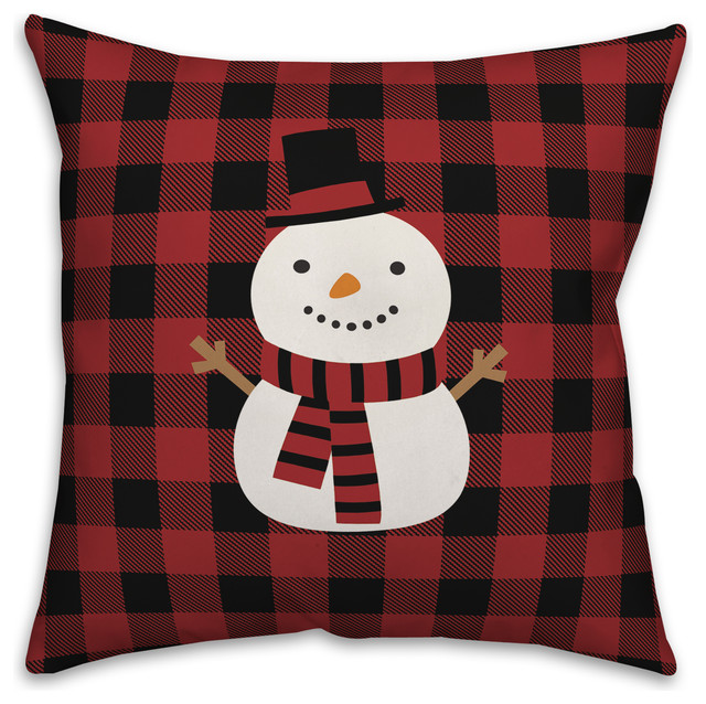 snowman throw pillows