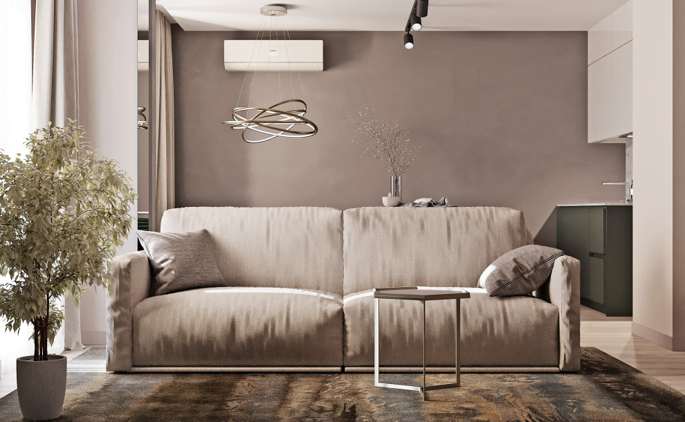 Студия в пастельных тонах