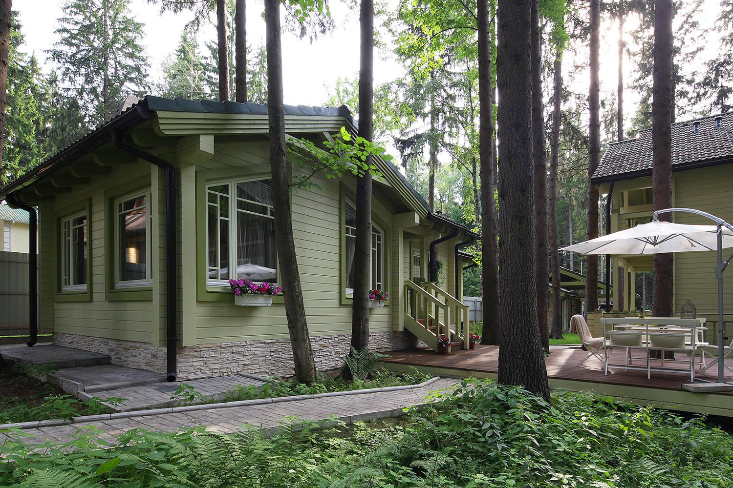 Терраса и дом