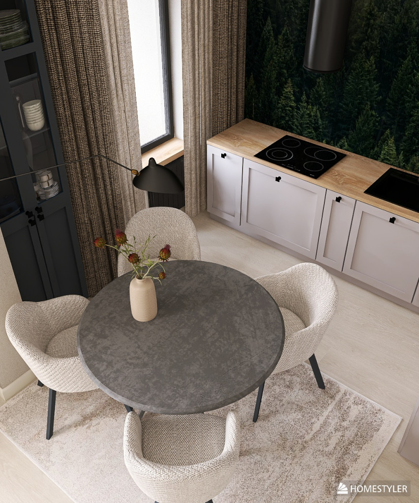 Двухкомнатная квартира для семьи из четырех человек