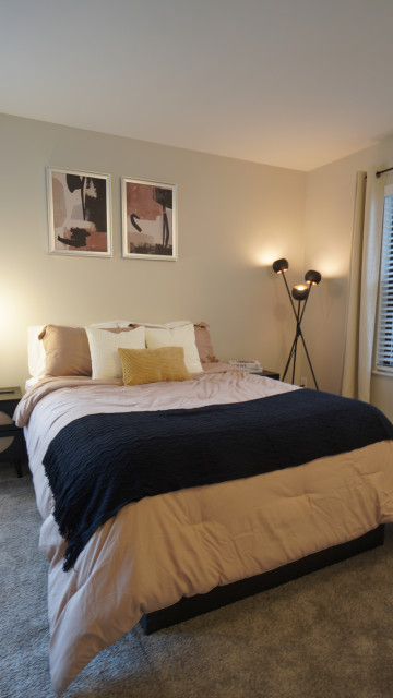 Calming Neutral Elegance in Bedroom Design contemporary-bedroom