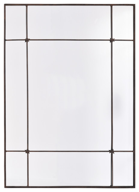 Window Bronze Wall Mirror, 70x95 cm