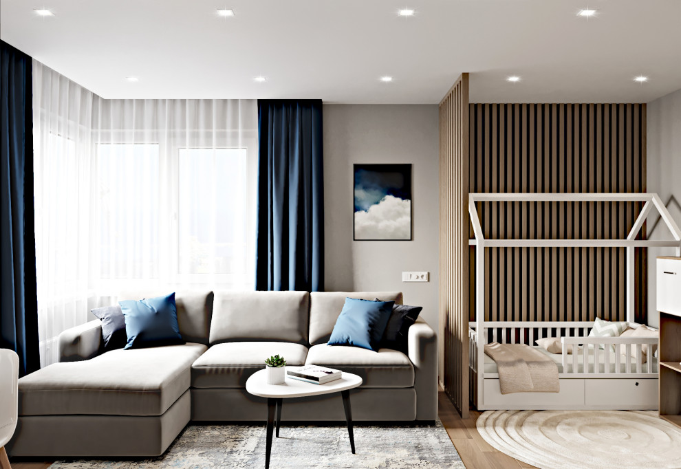 2-комн. квартира - 64 м2. Гостиная