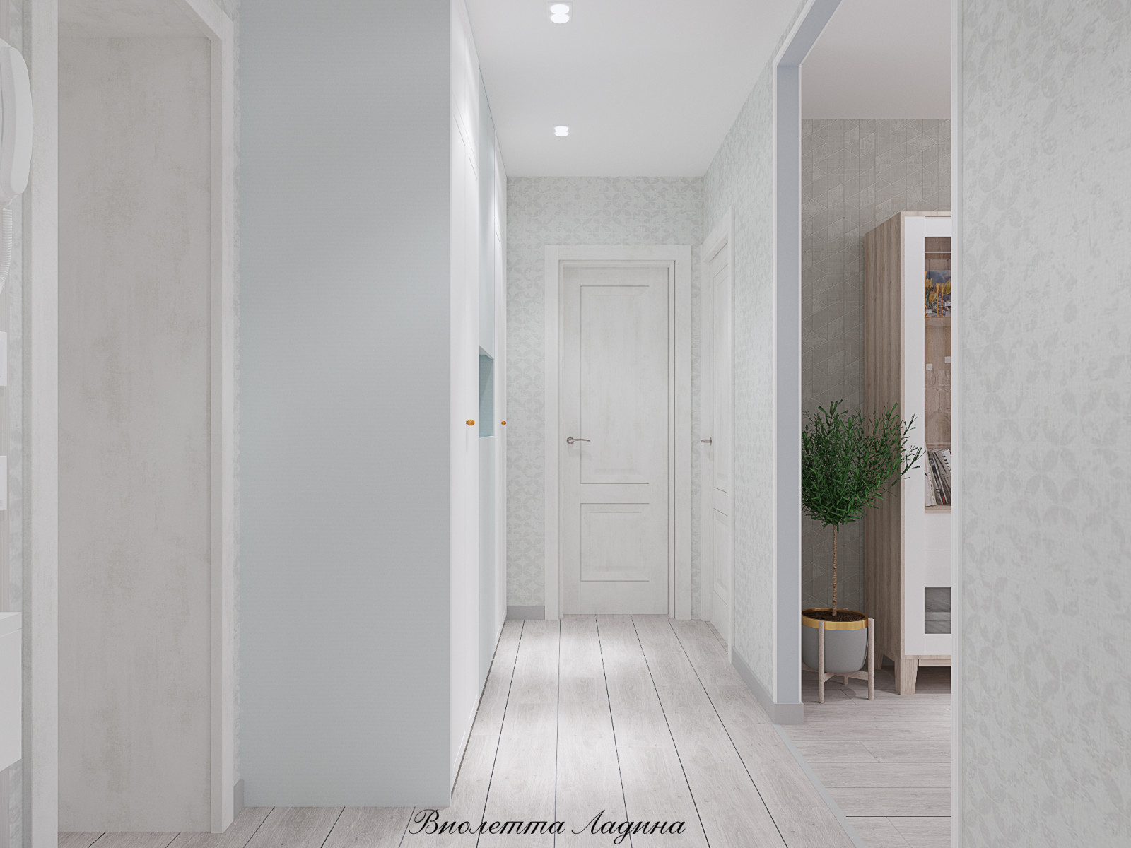 Квартира  в светлых тонах.. Двушка.