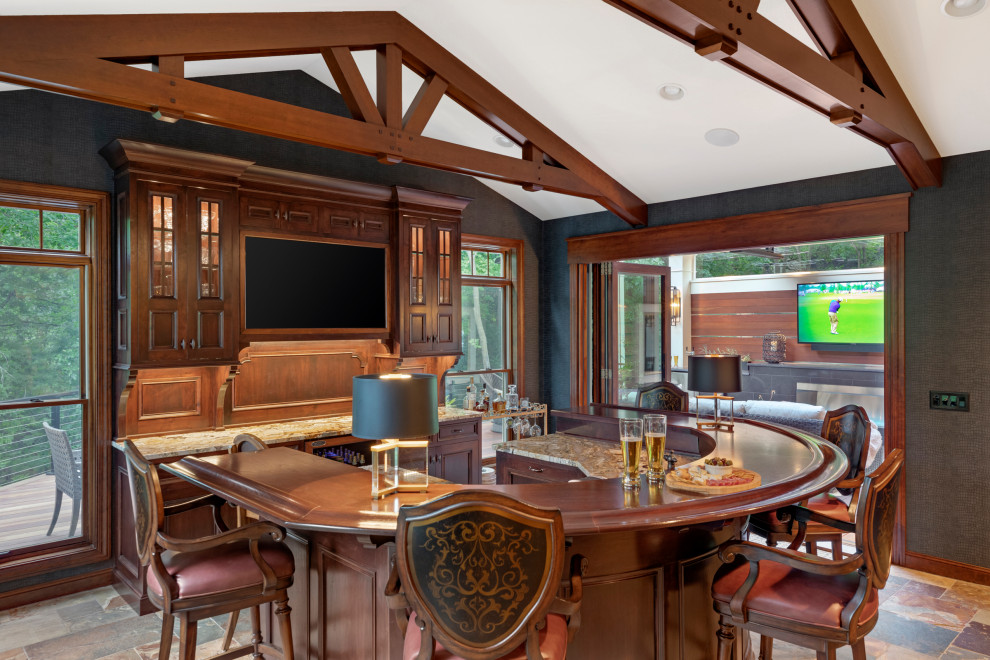 Elevated Entertaining - Contemporary - Home Bar - Minneapolis - by Mom ...