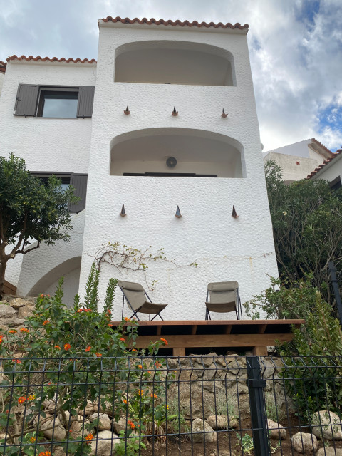 Jardin vue mer coastal-deck