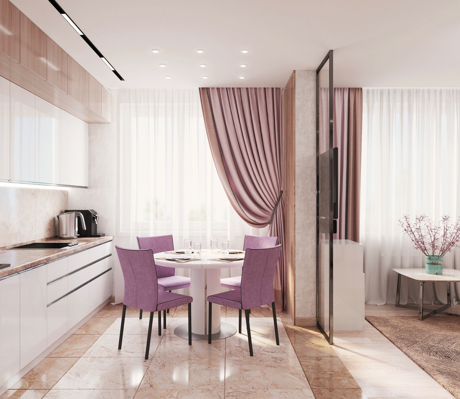 Трехкомнатная квартира в современном стиле