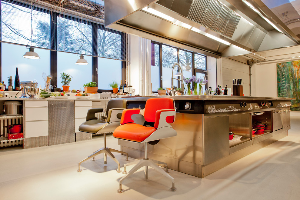 Design ideas for an industrial kitchen in Dortmund.