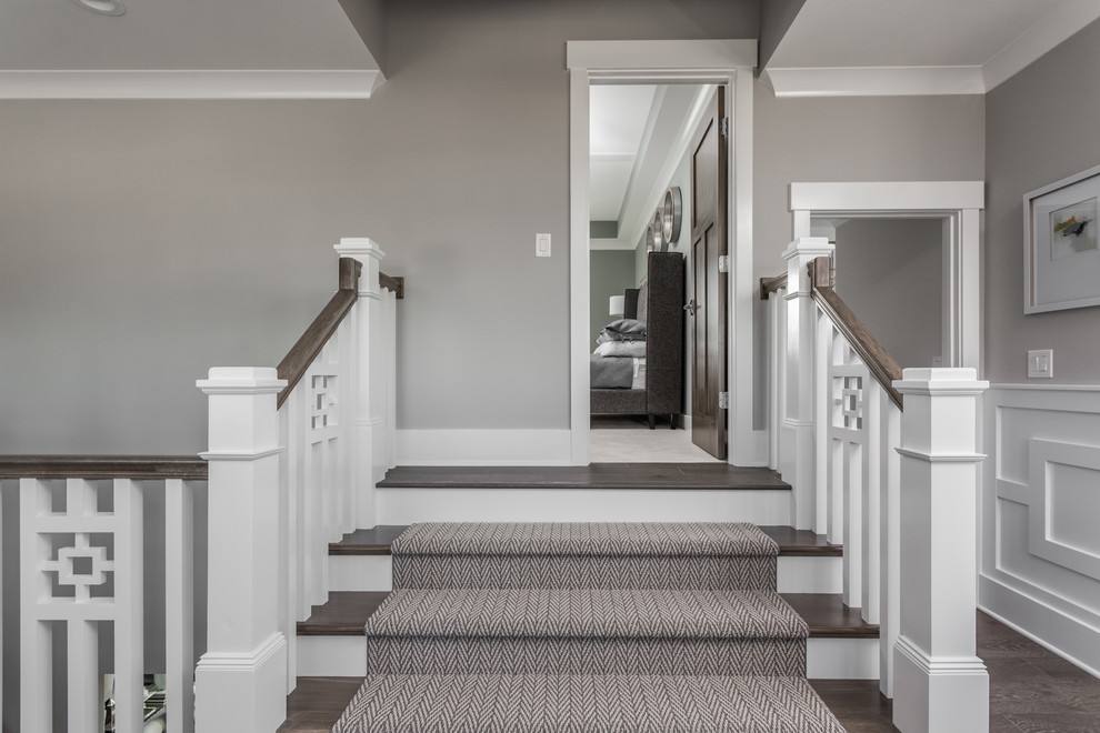 This is an example of a transitional hallway in Indianapolis.