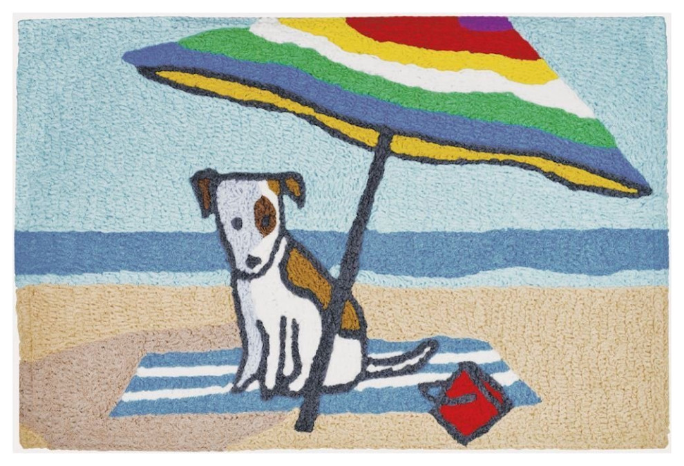 Beach Car Rug JellyBean Accent Rug Beach Bum - Beach Style - Area Rugs - by Uber ...