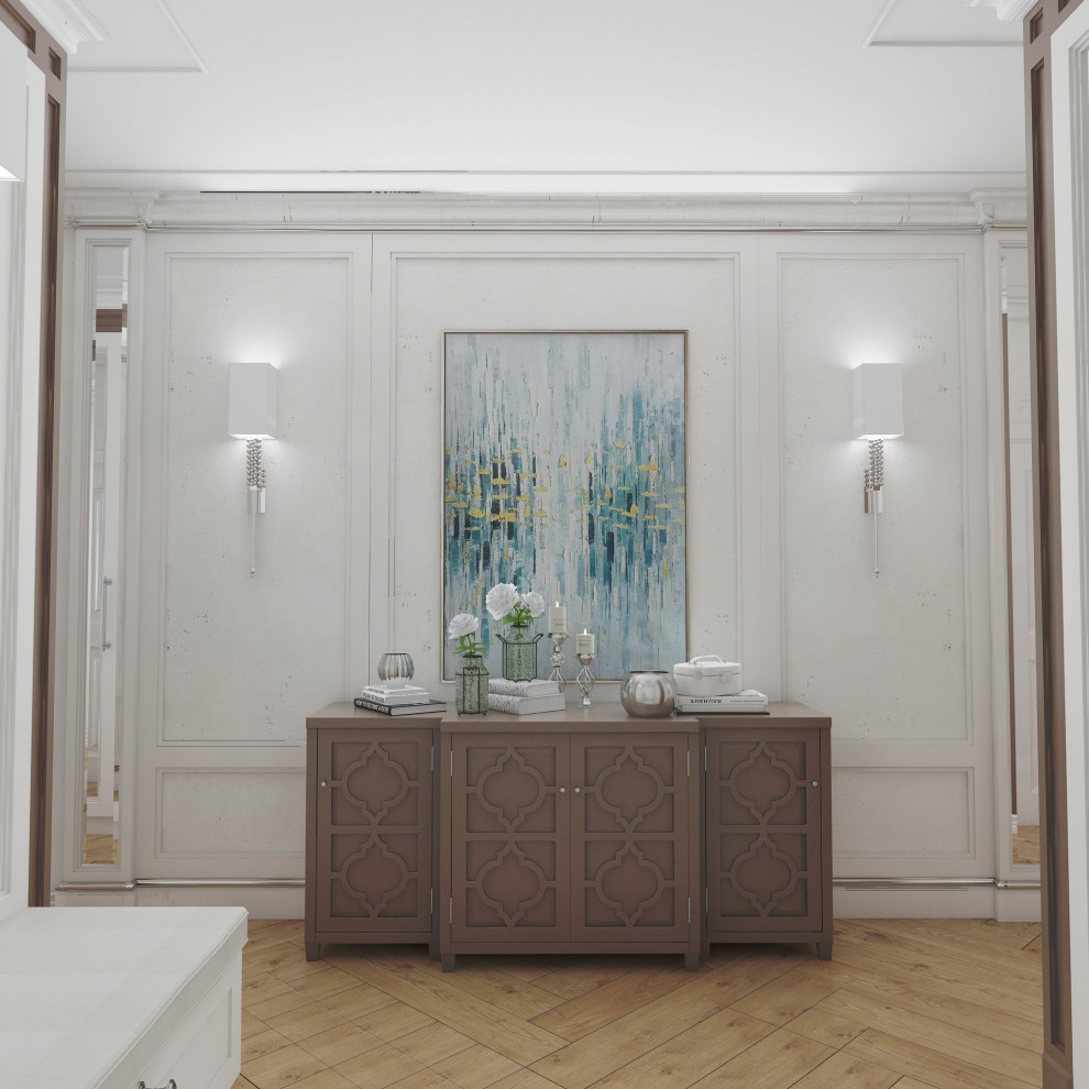 Проект. Интерьер квартиры. Неоклассика (180 кв м)