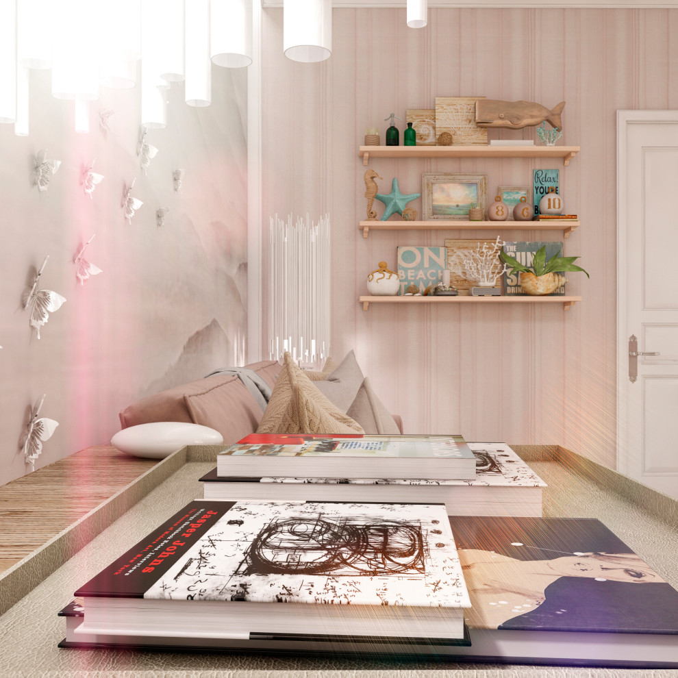 Интерьер загородного дома "Весенняя"