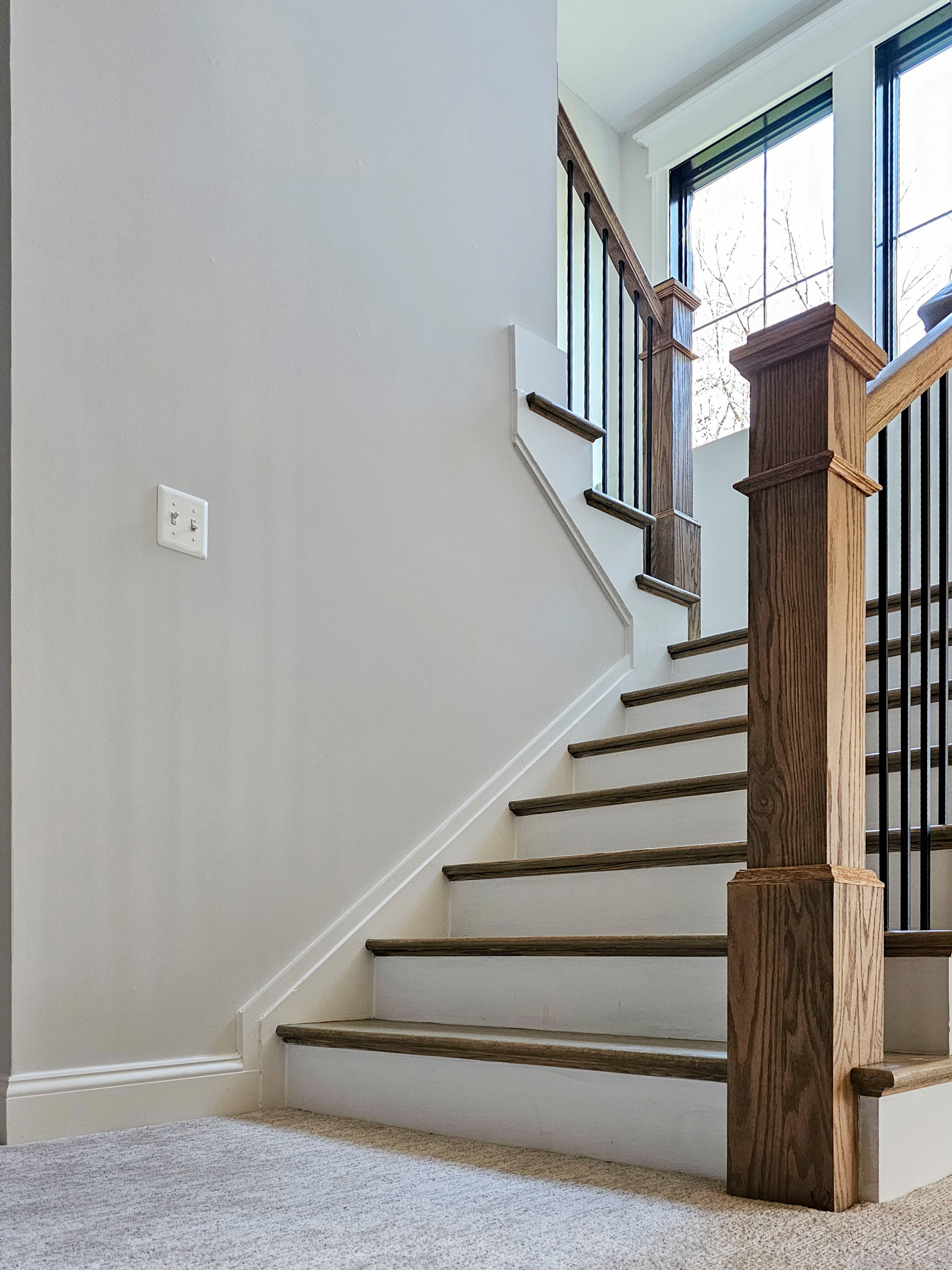 105_Modern and Bold U-Shaped Staircase, Vienna VA 22180