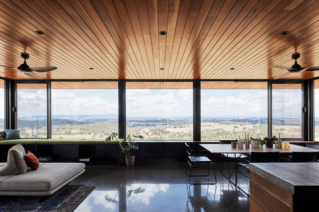 Elemental House modern-vardagsrum