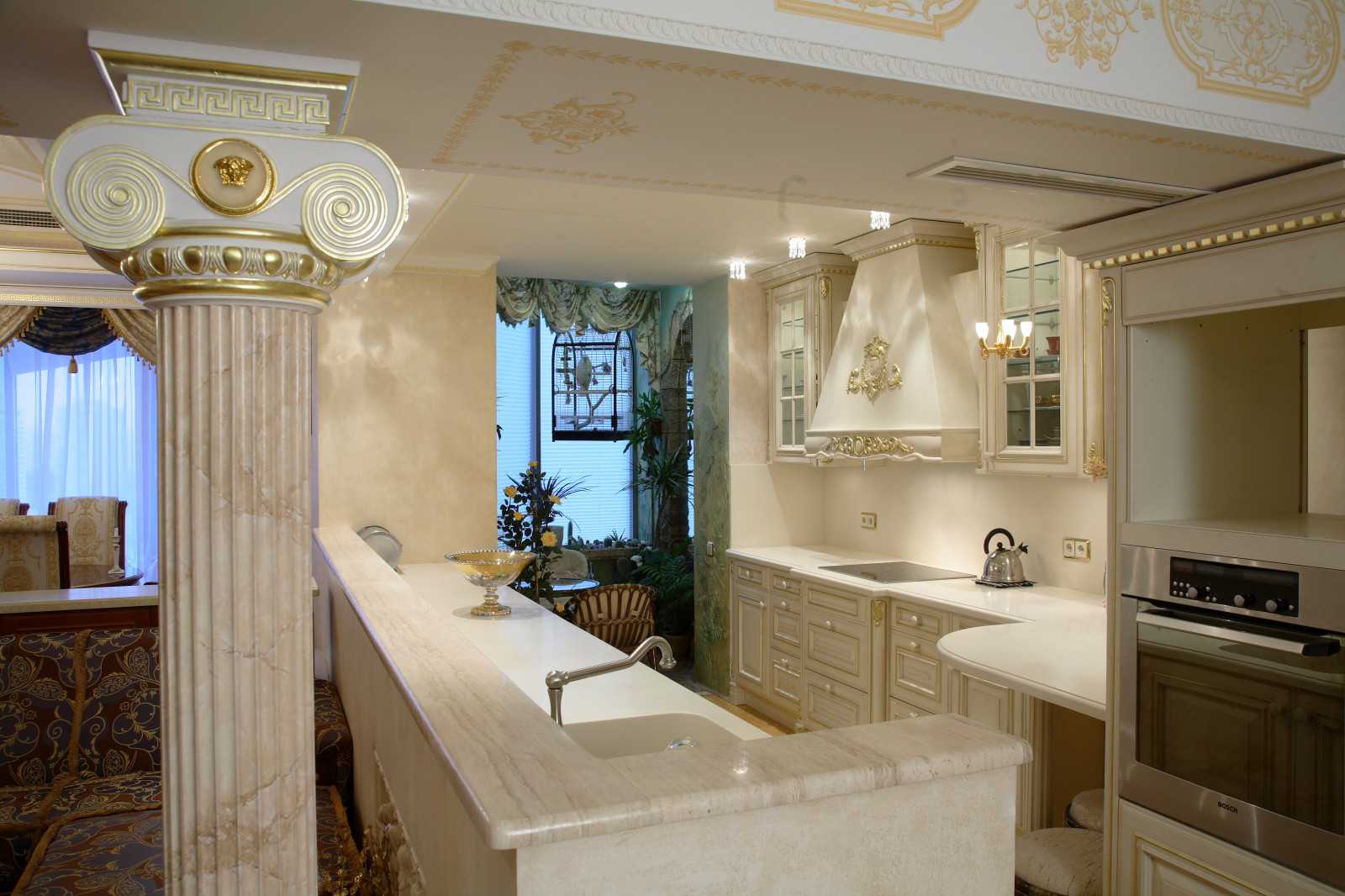 Квартира в стиле Версаче 200м2