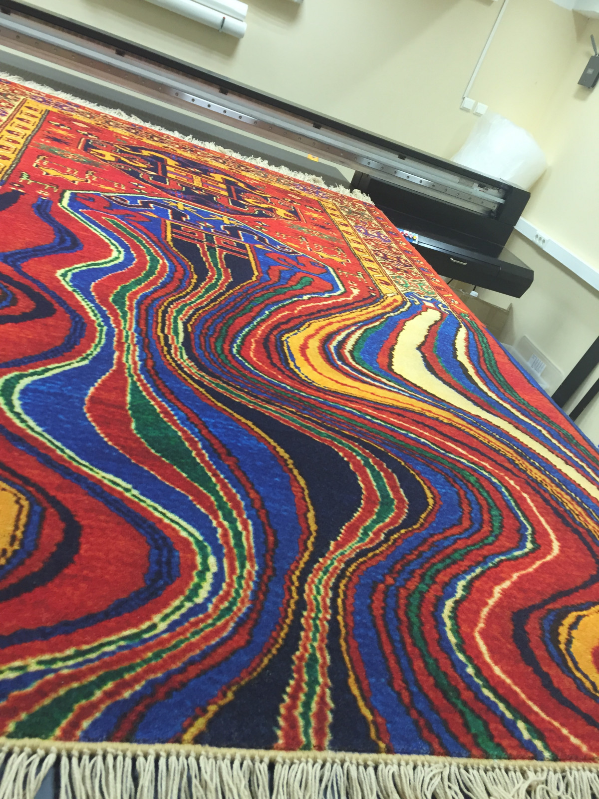 Ковер - как нетрадиционное оформление интерьера