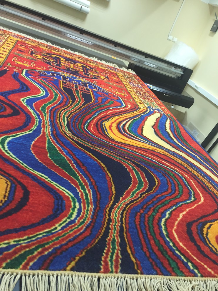 Ковер - как нетрадиционное оформление интерьера