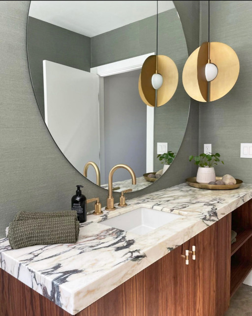 Hilltop Road Contemporary Cloakroom New York by Dichotomy