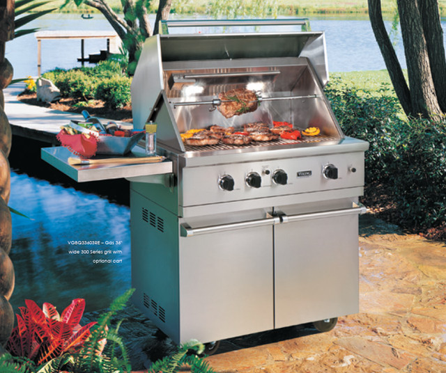 Viking BBQ Grill Cart New York by Plesser's Appliance Houzz UK