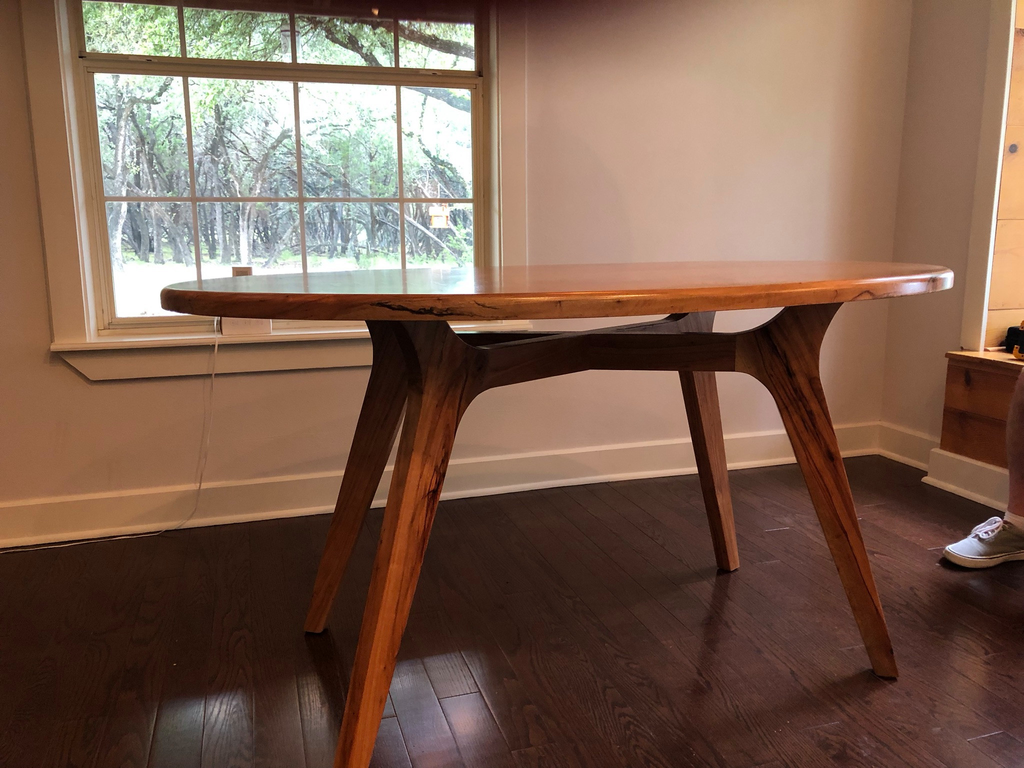 Pecan Oval Dining Table