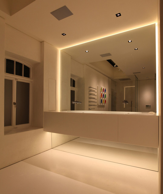 Bathroom Lighting trendy-badevaerelse