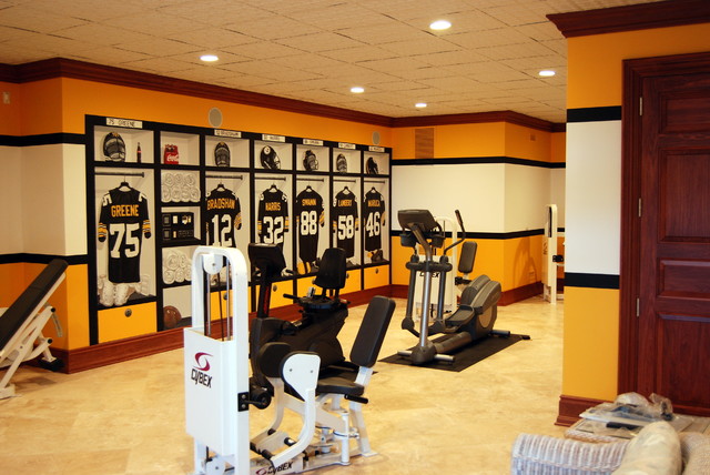 Pittsburgh Steelers 1970 S Themed Locker Room Murals By Tom