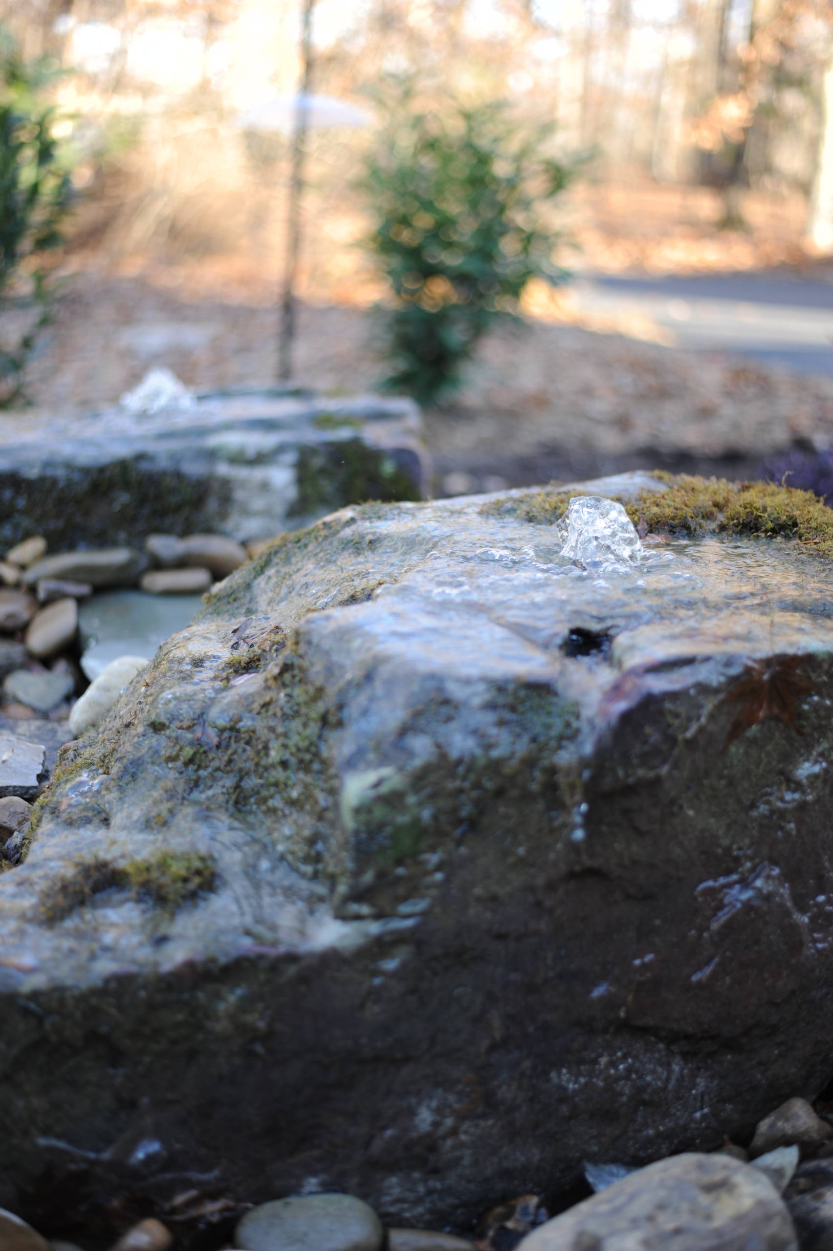 Custom Landscape with Water Features