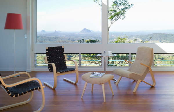 Example of a trendy home design design in Sunshine Coast