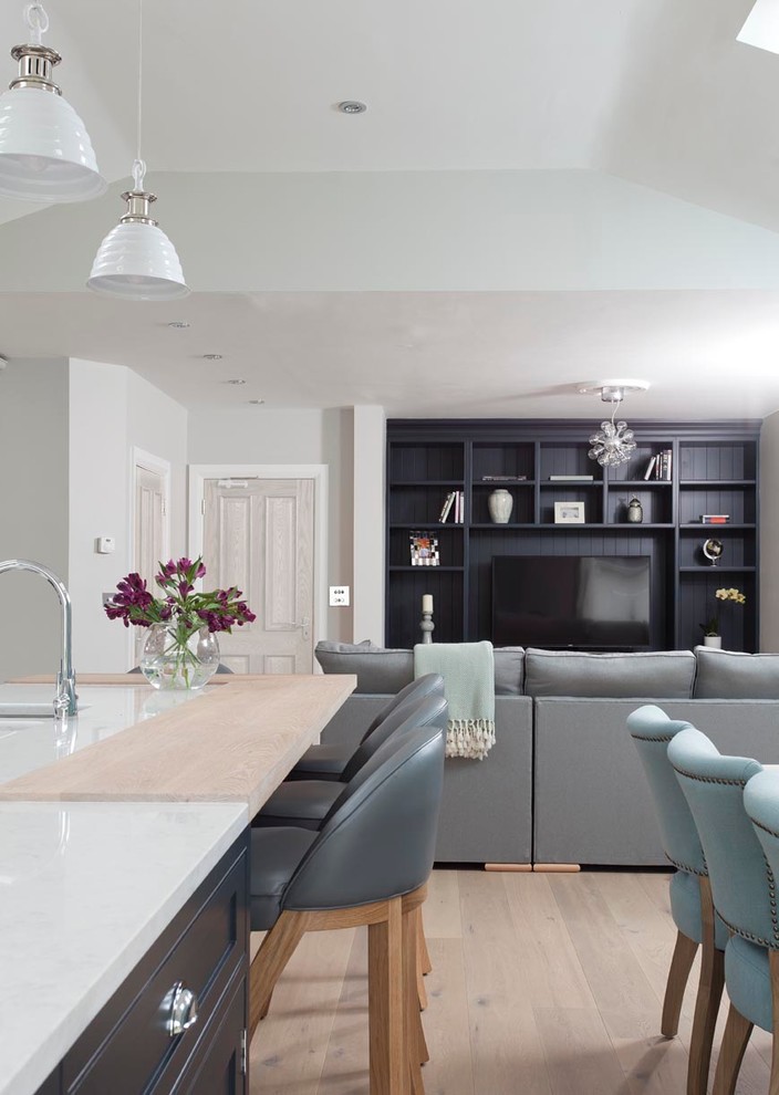 Inspiration for a transitional kitchen remodel in Dublin
