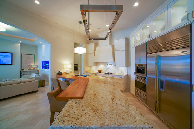 Back Bay Transitional transitional-kitchen