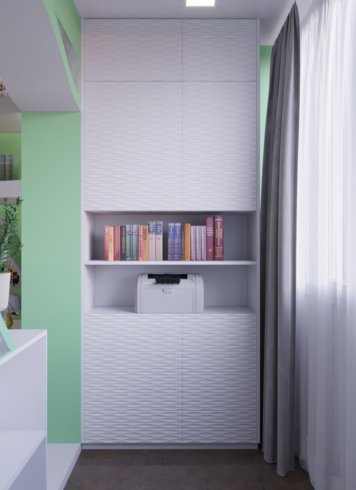 Экспресс-визуализация Спальня "Нежная Мята"