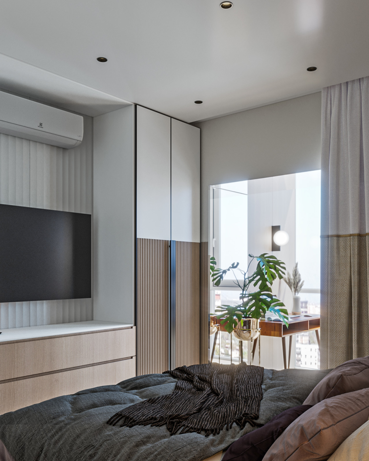 Теплый проект квартиры на севере