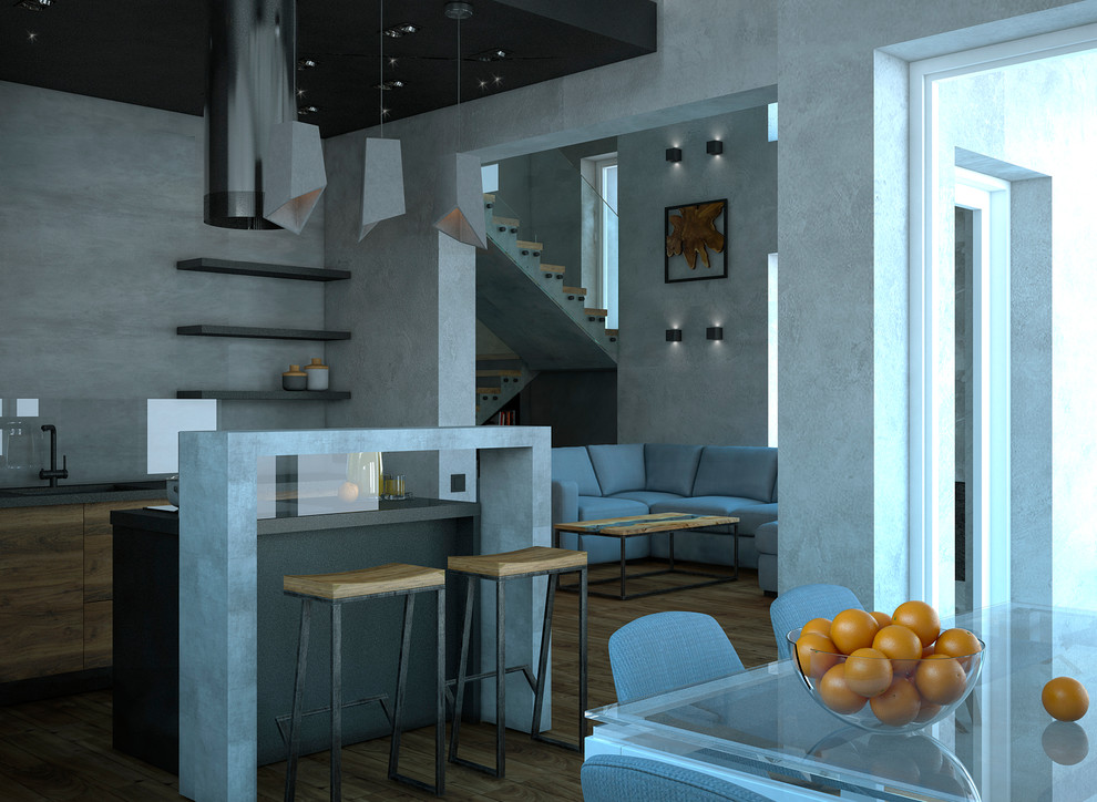 Дом в стиле минимализм