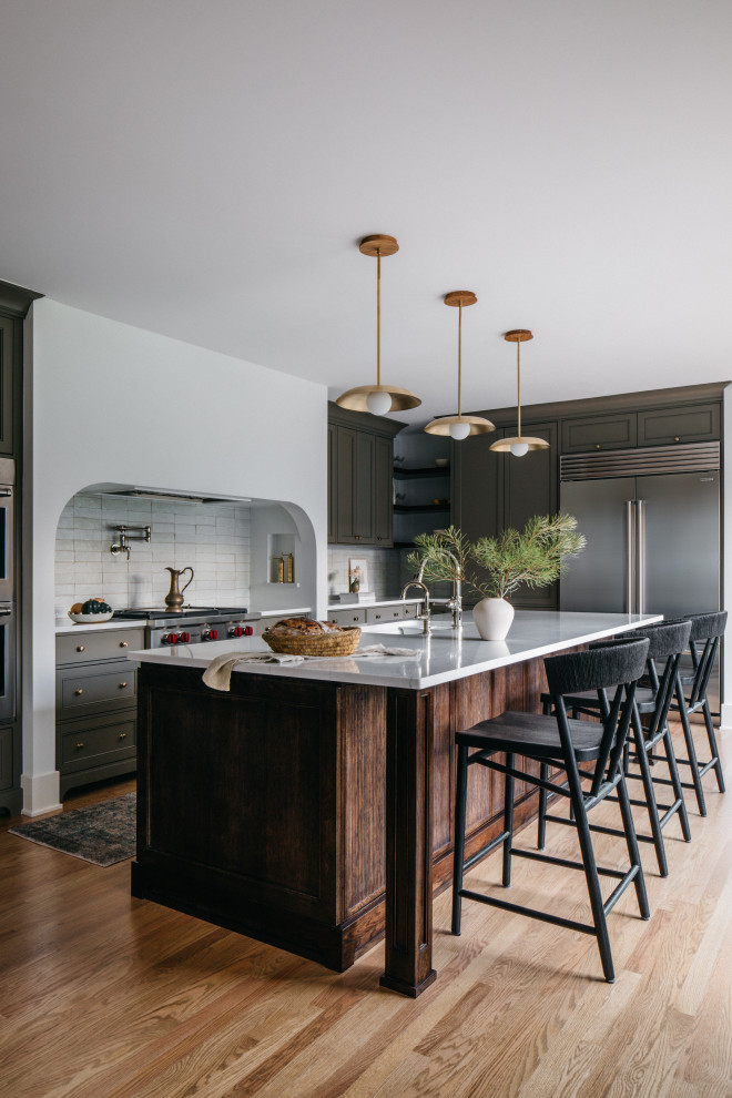 Downers Grove Main Floor Renovation - Traditional - Kitchen - Chicago ...