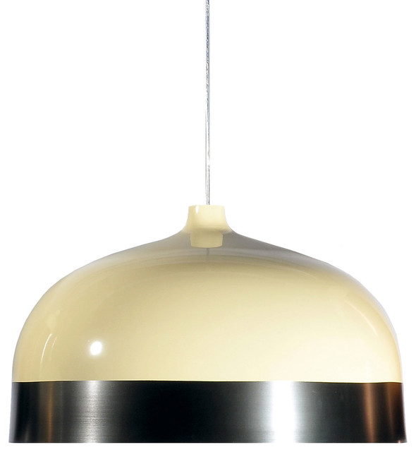 Suspension, Glaze, crème, gris anthracite, Ø33cm - Innermost