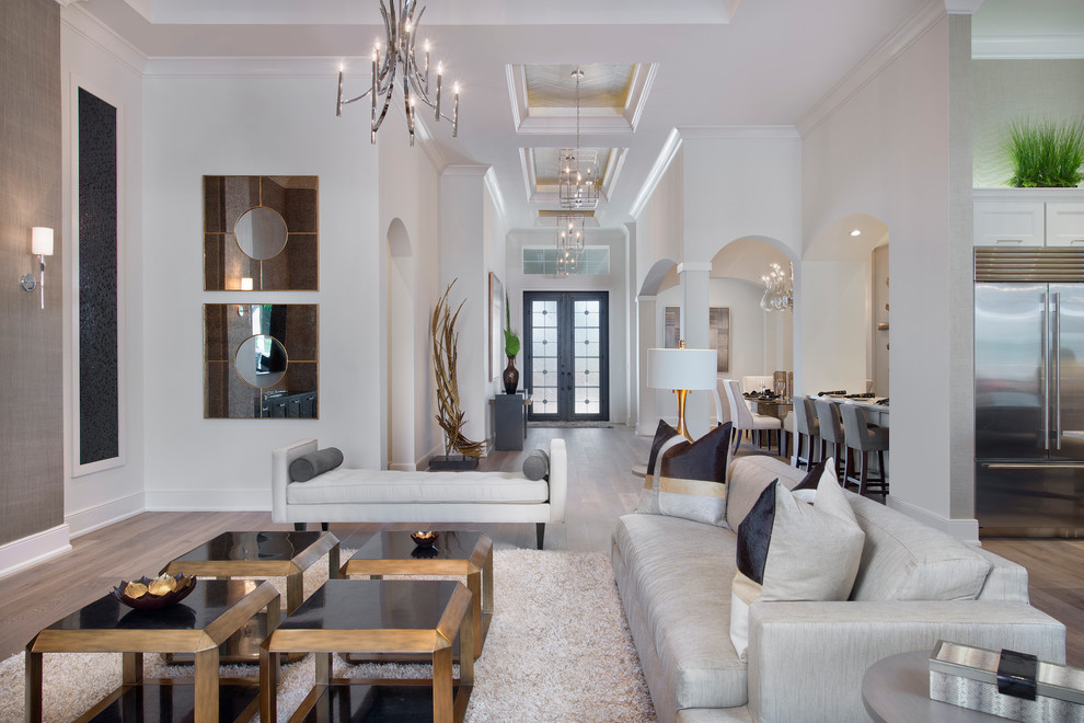 Home design - transitional home design idea in Miami