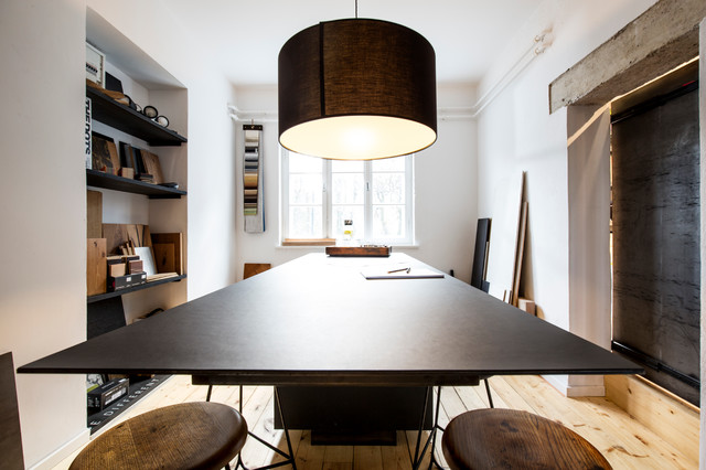 Kuche Bespoke Industrial Home Office Munich By Bespoke Interior Design Production Houzz Au