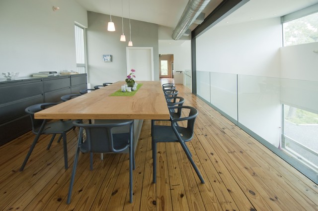 Intexure Live-Work Studio contemporary-dining-room