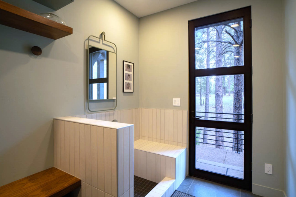 Entryway - rustic entryway idea in Phoenix