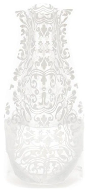 Modgy 66130x2 Myvaz Expandable Flower Vases ChiChi White, Set of 2