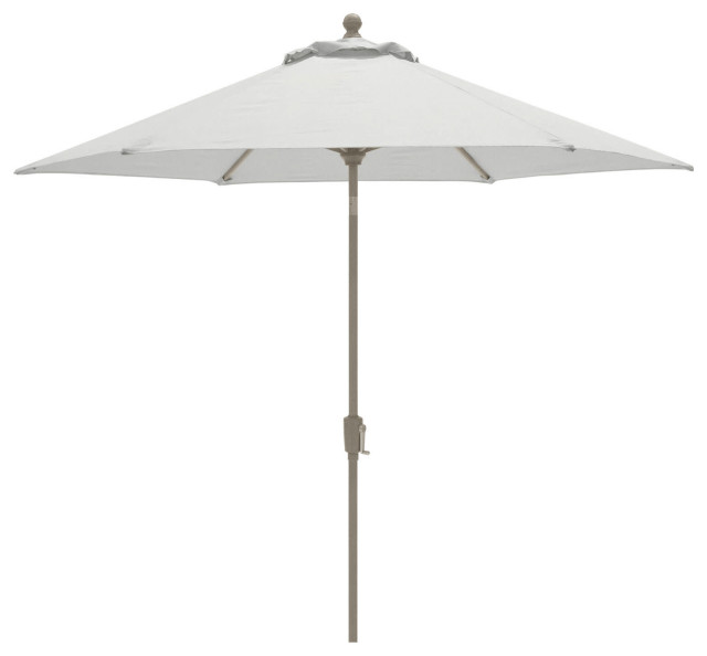 Hanover TRADUMB Traditions 9 Foot Aluminum Table Umbrella - Sand / Beige