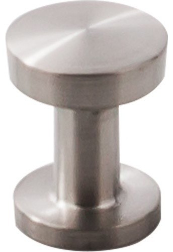 Knob 13/16", Brushed Stainless Steel